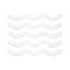 Naklejka antypoślizgowa fala 1.3 x 18cm transparentna 12szt.