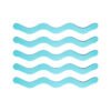Naklejka antypoślizgowa fala 1.3 x 18cm niebieska 12szt.