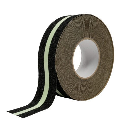 Taśma antypoślizgowa 5cm x 18m fluorescencyjna ROLKA papier ścierny 7 tasmy antyposlizgowe wszystkie warstwy 0007 Warstwa 13 2